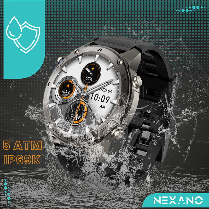 Smartwatch męski NX56 - grafitowy - obrazek 9